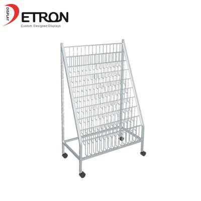 Metal display stand ceramic tile display rack with showroom display shelf