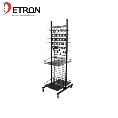 Retail Store Wire Umbrella Rack Metal Shelf Umbrella Display Stand Supermarket Metal Display Shelf